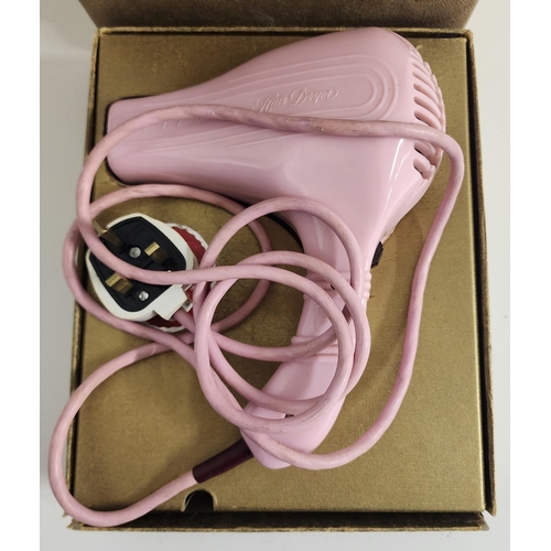 306 - VINTAGE PIFCO HAIR DRYER
with a pink Bakelite body, boxed