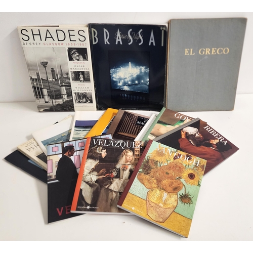 359 - SELECTION OF ART BOOKS
including Van Gough, Goya, Ribera, Charles Rennie Mackintosh, Jack Vettriano,... 