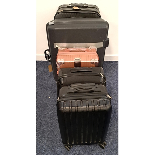 22 - SELECTION OF FIVE SUITCASES
including Samsonite, Jony, Remem
Note: All bags and cases are empty