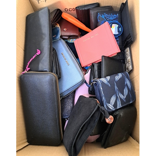 47 - ONE BOX OF PURSES AND WALLETS