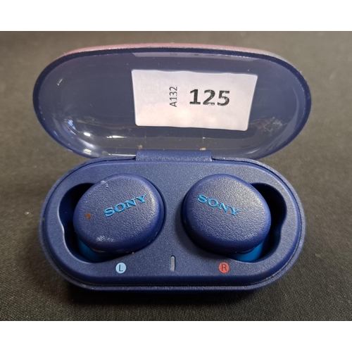 PAIR OF SONY WF-XB700 EARBUDS 
in charging case
