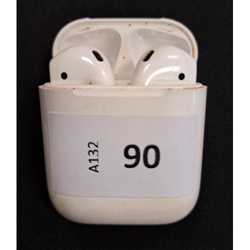 PAIR OF APPLE AIRPODS 1st GENERATION
in Lightning charging case