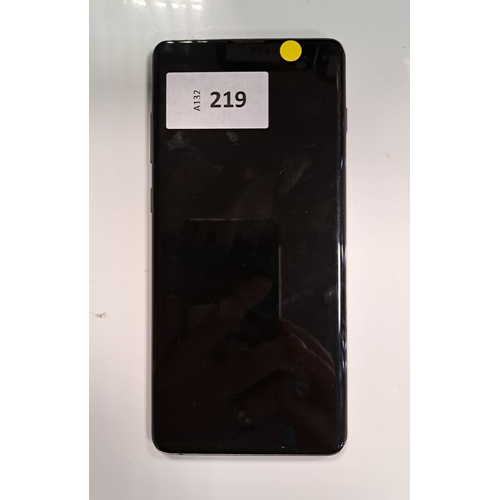 SAMSUNG GALAXY S10+
model SM-G975F/DS; IMEI 356268770969817; Google Account Locked.
Note: It is the buyer's responsibility to make all necessary checks prior to bidding to establish if the device is blacklisted/ blocked/ reported lost. Any checks made by Mulberry Bank Auctions will be detailed in the description. Please Note - No refunds will be given if a unit is sold and is subsequently discovered to be blacklisted or blocked etc.