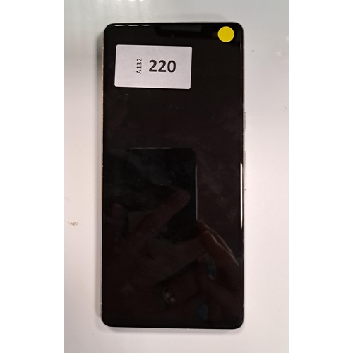 GOOGLE PIXEL 7
model GVU6C; IMEI: 358793377079908; Google account locked. 
Note: It is the buyer's responsibility to make all necessary checks prior to bidding to establish if the device is blacklisted/ blocked/ reported lost. Any checks made by Mulberry Bank Auctions will be detailed in the description. Please Note - No refunds will be given if a unit is sold and is subsequently discovered to be blacklisted or blocked etc.