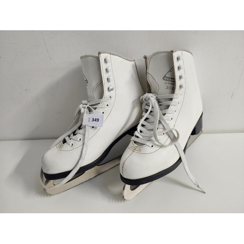 349 - PAIR OF GLACIER BY JACKSON 350 ICE SKATES
size UK 7