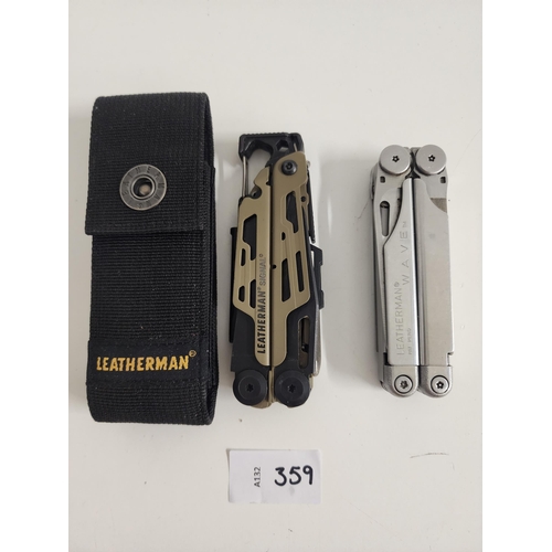 TWO LEATHERMAN MULTI-TOOLS
comprising a Wave and Signal (with case) (2)
Note: You must be over the age of 18 to bid on this lot.