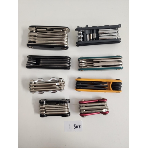 SELECTION OF EIGHT BIKE TOOLS
of various size and design