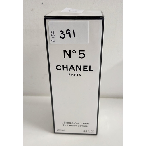 391 - NEW AND BOXED CHANEL NO.5 THE BODY LOTION
200ml