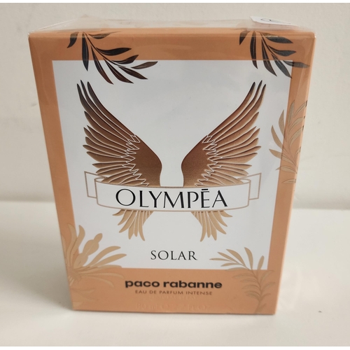 397 - NEW AND BOXED PACO RABANNE OLYMPEA SOLAR
eau de parfum (80ml)