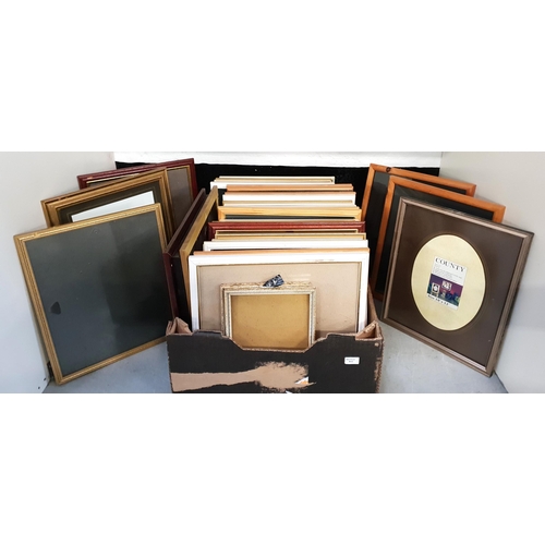 SELECTION OF PICTURE FRAMES
in varying sizes, approximately 45