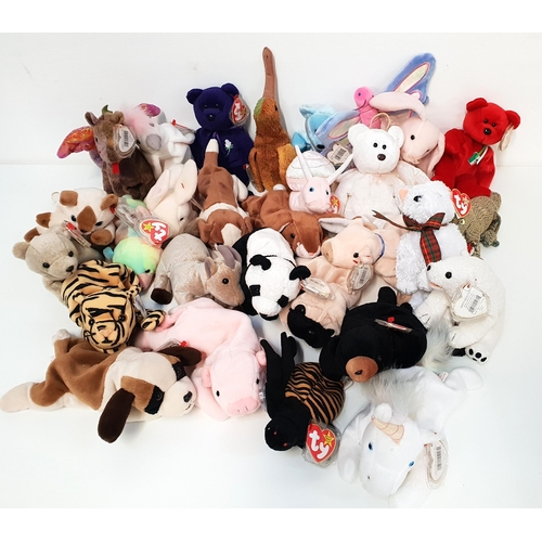 373 - SELECTION OF TWENTY-NINE BEANIE BABIES
comprising Blackie, Almond, Ears, Nibbler, Goatee, Eggs II, S... 