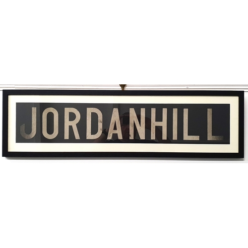 330 - ORIGINAL GLASGOW CORPORATION LINEN TRAM DESTINATION BLIND - JORDANHILL
circa 1940s from the older St... 