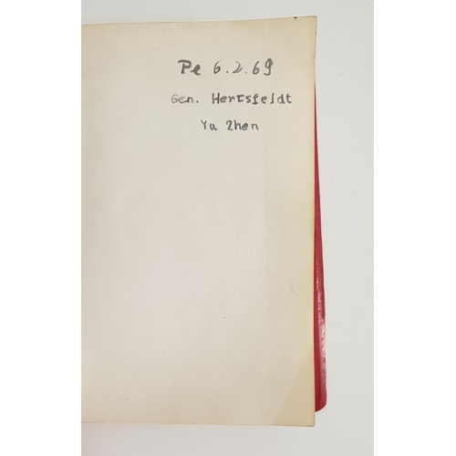 361 - MAO ZEDONG. 1893-1976.
Very rare copy of 'Worte Des Vorsitzenden Mao Tse-Tung' (Quotations from Chai... 