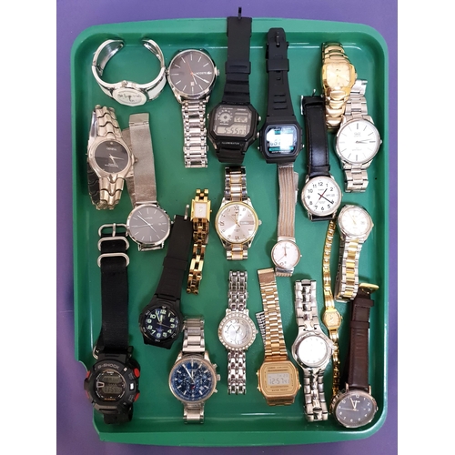 161 - SELECTION OF LADIES AND GENTLEMEN'S WRISTWATCHES
including Timex, Casio, Skagen, G-Shock, Lacoste, L... 