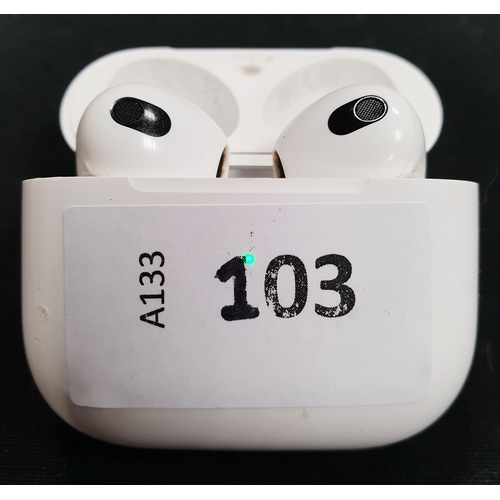 103 - PAIR OF APPLE AIRPODS 3RD GENERATION
in MagSafe charging case