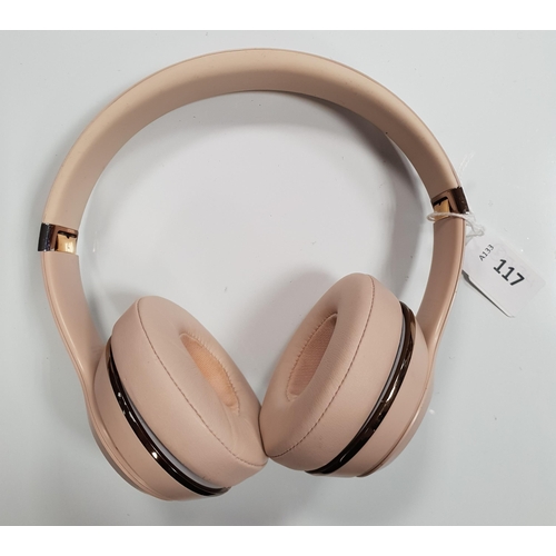 117 - PAIR OF BEATS SOLO 3 HEADPHONES