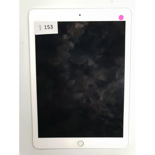 153 - APPLE IPAD PRO 9.7 INCH - A1673 - WIFI 
serial number DMPRX23SH1MC. Apple account locked. Screen is ... 