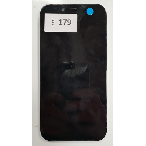 179 - APPLE IPHONE 12 PRO MAX
IMEI 355018171925061. NOT Apple Account Locked. Note: sticker to back. Note:... 