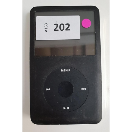 APPLE IPOD CLASSIC - A1238 - 160GB
serial number: 8K3522352PK; NOT Apple Account Locked. With a lot of scratches and scuffs.
Note: It is the buyer's responsibility to make all necessary checks prior to bidding to establish if the device is blacklisted/ blocked/ reported lost. Any checks made by Mulberry Bank Auctions will be detailed in the description. Please Note - No refunds will be given if a unit is sold and is subsequently discovered to be blacklisted or blocked etc.