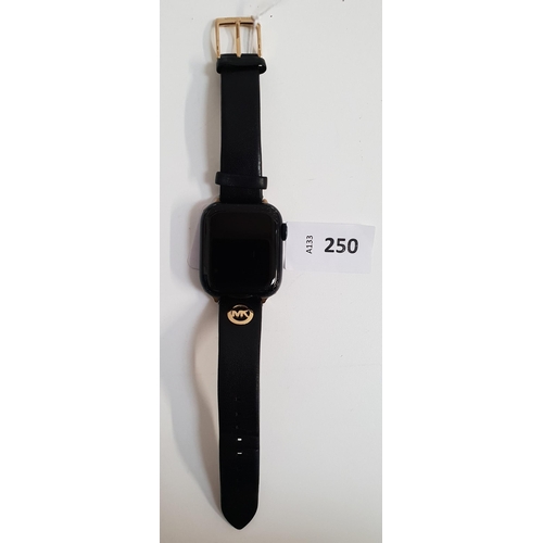 APPLE WATCH SERIES 8
41mm case; model A2770; S/N LY4GK1V3N0; Apple Account Locked; With Michael Kors leather strap
Note: It is the buyer's responsibility to make all necessary checks prior to bidding to establish if the device is blacklisted/ blocked/ reported lost. Any checks made by Mulberry Bank Auctions will be detailed in the description. Please Note - No refunds will be given if a unit is sold and is subsequently discovered to be blacklisted or blocked etc.