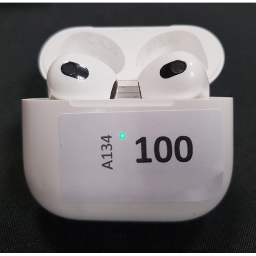 100 - PAIR OF APPLE AIRPODS (3rd GENERATION)
in MagSafe Charging case