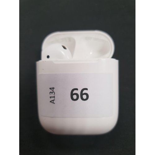 SINGLE APPLE AIRPOD 2ND GENERATION
in Lightning charging case
