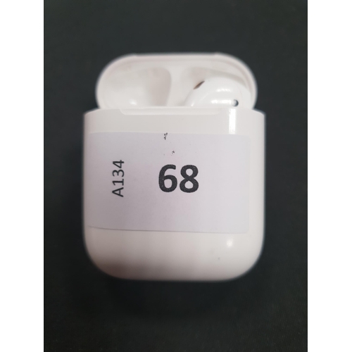 68 - SINGLE APPLE AIRPOD 2ND GENERATION
in Lightning charging case