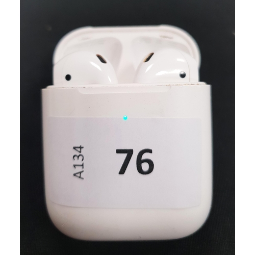 PAIR OF APPLE AIRPODS 2ND GENERATION
in Wireless charging case