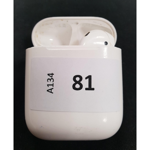 81 - SINGLE APPLE AIRPOD 2ND GENERATION
in Lightning charging case