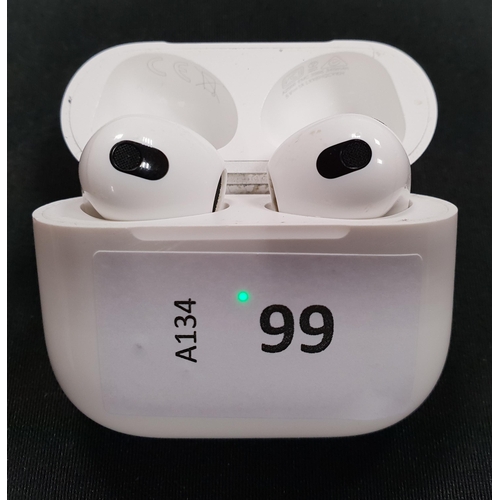 99 - PAIR OF APPLE AIRPODS (3rd GENERATION)
in MagSafe Charging case