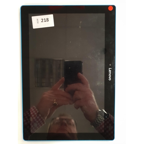 LENOVO TAB 10
Model: TB-X103F. S/N HA0T5702 (11). Google Account Locked.  Note: It is the buyer's responsibility to make all necessary checks prior to bidding to establish if the device is blacklisted/ blocked/ reported lost. Any checks made by Mulberry Bank Auctions will be detailed in the description. Please Note - No refunds will be given if a unit is sold and is subsequently discovered to be blacklisted or blocked etc.