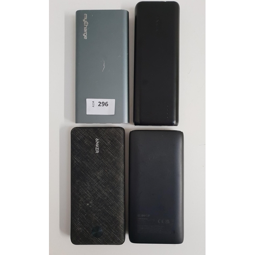 SELECTION OF FOUR POWERBANKS
including Anker