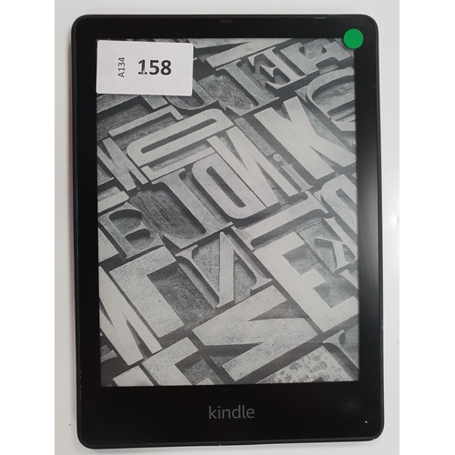 158 - AMAZON KINDLE PAPERWHITE 5 E-READER
serial number G001 LG11 1142 0DWK
Note: It is the buyer's respon... 