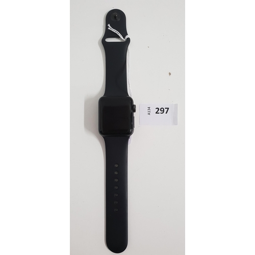 APPLE WATCH SERIES 3
38mm case; model A1858; S/N GJ9DRKPPJ5X0; NOT Apple Account Locked 
Note: It is the buyer's responsibility to make all necessary checks prior to bidding to establish if the device is blacklisted/ blocked/ reported lost. Any checks made by Mulberry Bank Auctions will be detailed in the description. Please Note - No refunds will be given if a unit is sold and is subsequently discovered to be blacklisted or blocked etc.