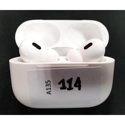 114 - PAIR OF APPLE AIRPODS PRO 2ND GEN
in AirPods MagSafe charging case