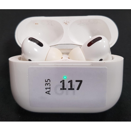 117 - PAIR OF APPLE AIRPODS PRO
in AirPods Pro charging case
Note: case is personalised with 'GH' and has ... 