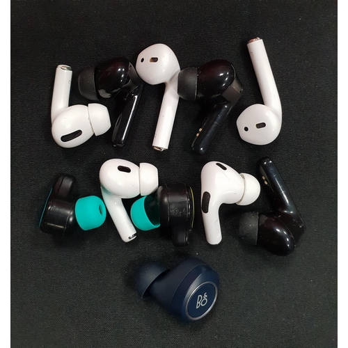 SELECTION OF LOOSE EARBUDS
including Apple, Bang & Olufsen (11)