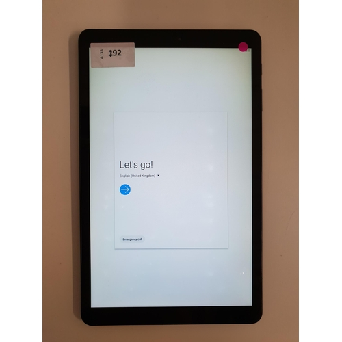 SAMSUNG GALAXY TAB A
Model: SM-T595. S/N R5?KB1KMALJ. Google Account Locked. Note: back is sticky and scratched and sim/memory tray is missing
Note: It is the buyer's responsibility to make all necessary checks prior to bidding to establish if the device is blacklisted/ blocked/ reported lost. Any checks made by Mulberry Bank Auctions will be detailed in the description. Please Note - No refunds will be given if a unit is sold and is subsequently discovered to be blacklisted or blocked etc.