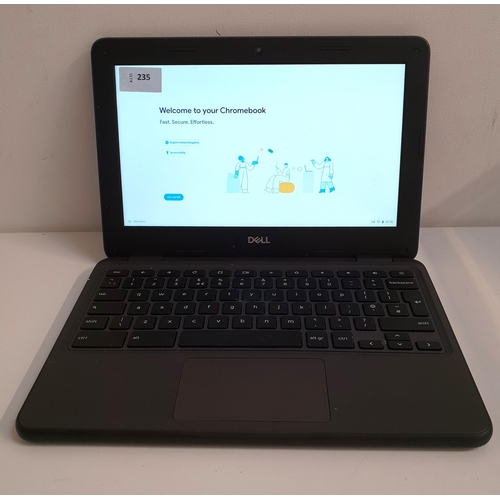 235 - DELL CHROMEBOOK 3100
Model P29T - Serial Number 12195922575 - Wiped
Note: It is the buyer's responsi... 