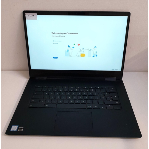 239 - LENOVO YOGA CHROMEBOOK C630 LAPTOP
Model 81JX - Serial number MP1PK7BH - Intel Core i5 8TH GEN - Wip... 