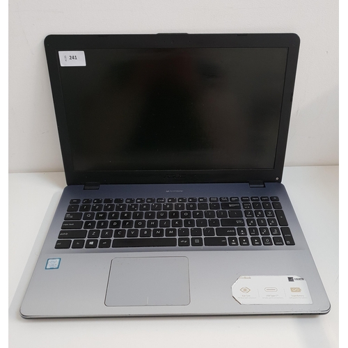 241 - ASUS VIVOBOOK 15 X542U LAPTOP
Serial number H9N0CV17K14839F  - Intel Core i5 7TH GEN - Wiped 
Note: ... 