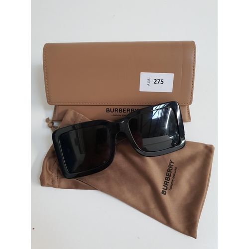 275 - PAIR OF BURBERRY 'B' MOTIF SUNGLASSES
in protective pouch and case