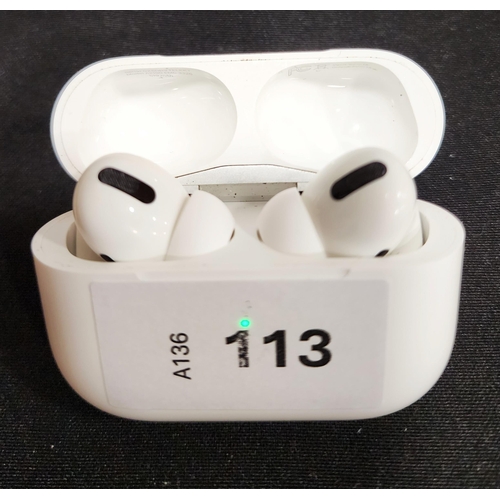 113 - PAIR OF APPLE AIRPODS PRO
in AirPods Pro charging case