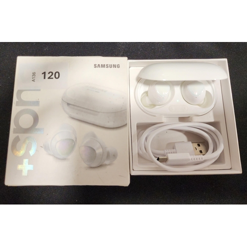 120 - PAIR OF SAMSUNG GALAXY BUDS PLUS
model SM-R175, in box with charger cable