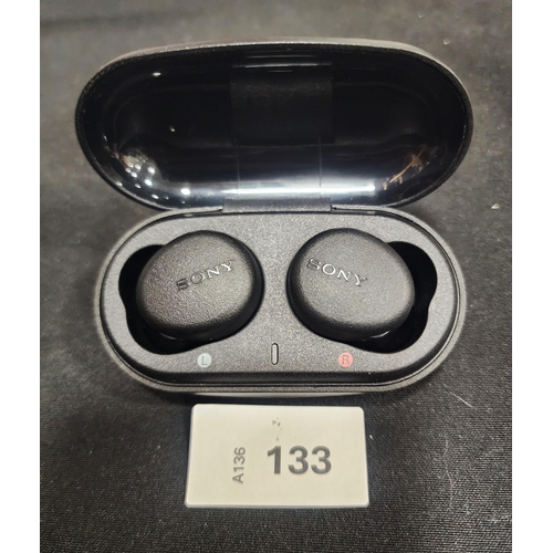 133 - PAIR OF SONY WF-XB700 EARBUDS
in charging case