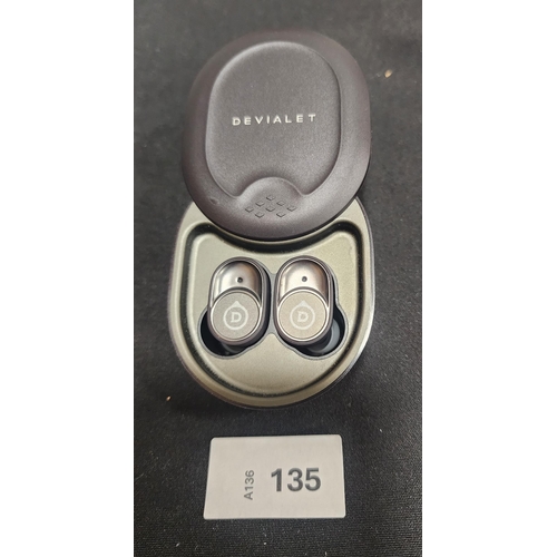 135 - PAIR OF DEVIALET GEMINI EARBUDS
in charging case