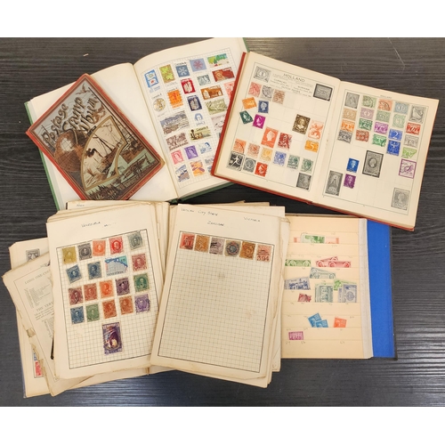 SELECTION OF BRITISH AND WORLS STAMPS
contained in seven albums
