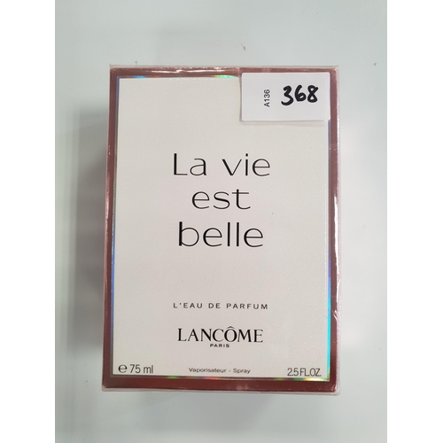 368 - LANCOME LA VIE EST BELLE L'EAU DE PARFUM
75ml