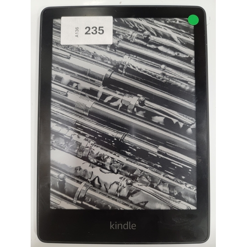 235 - AMAZON KINDLE PAPERWHITE 5 E-READER
serial number G001 PX11 2067 04EX
Note: It is the buyer's respon... 