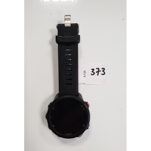 373 - GARMIN FORERUNNER 245 MUSIC
S/N 5UHI3896I
Note: It is the buyer's responsibility to make all necessa... 